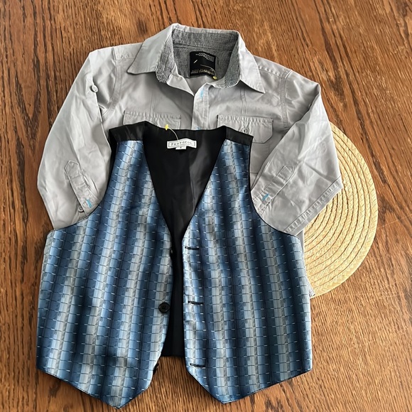 Drill Collection Boys Shirt & Vest  Size Medium - Picture 2 of 11